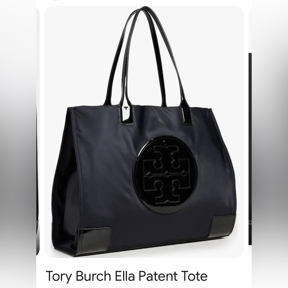 Tory Burch Black Ella Tote